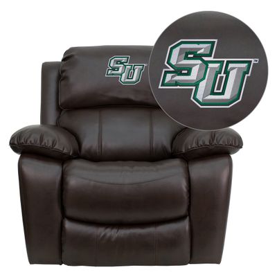 Embroidered Leather Recliner Stetson University Hatters - MEN-DA3439-91-BRN-41075-EMB-GG
