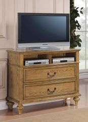 Emily Media Chest in Oak - 202576