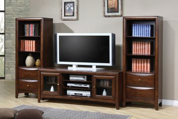Entertainment Center - 3 Piece Set in Walnut - Coaster