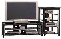 Entertainment Center for 60 Inch Flat Panel / Flat Screen TVs - Bush Furniture - ENTCEN-SET-2
