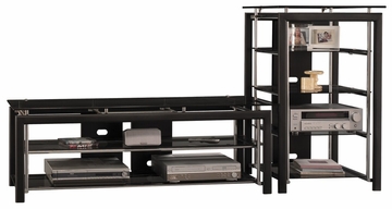 Entertainment Center for 60 Inch Flat Panel / Flat Screen TVs - Bush Furniture - ENTCEN-SET-2