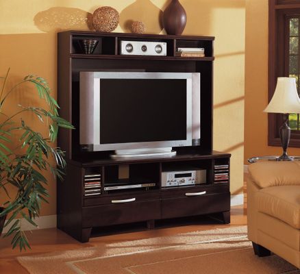 Entertainment Center in Rich Cappuccino - Coaster