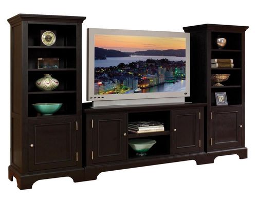Entertainment Center Set in Ebony - Bedford - 5531-ESET-2