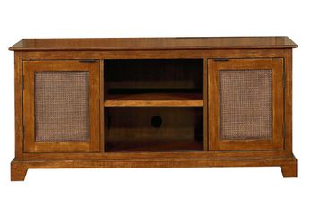 Entertainment Console in Soft Mahogany - Jamaican Bay - 5535-121