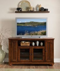 Entertainment Credenza in Cherry - Chesapeake - 5529-10