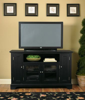 Entertainment Credenza in Ebony - Bedford - 5531-10