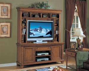 Entertainment Unit in Vintage Oak Finish - Wynwood Furniture - 1544-52