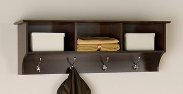 Entryway Cubbie Shelf in Espresso - Fremont - Prepac Furniture - EEC-4816