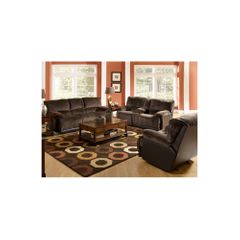 Escalade 3pc Power Reclining Living Room Set in Chocolate - Catnapper