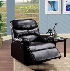 Espresso Bonded Leather Recliner - Arcadia - 59017