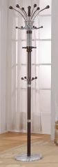 Espresso Coat Rack with Marble Base - Nata - 12265