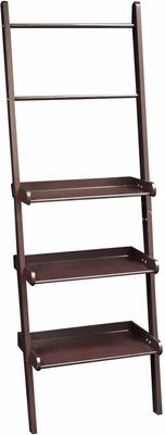 Espresso Ladder Shelf