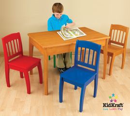 Euro Honey Table and 4 Chairs - KidKraft Furniture - 26175