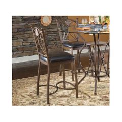 Exclaim 24'' Counter Stool - Set of 2 Antique Bronze - Largo - LARGO-ST-D1149A-25
