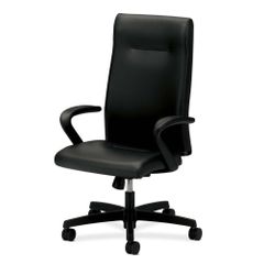 Executive High-Back Chair - Black Leather - HONIEH1FHUSQ11T