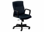 Executive Mid-back Chair - Black/Black - HON5064HTTNT10