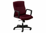 Executive Mid-back Chair - Wine/Black - HON5064HTTNT69