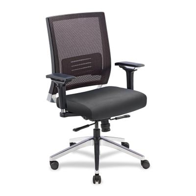 Executive Swivel Chair - Black Leather - LLR90040