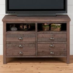 Falmouth Weathered Grey 42" TV Stand - 067-42