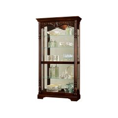 Felicia Display Cabinet - Distressed Cherry - Howard Miller