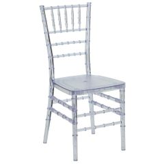 Flash Elegance Crystal Clear Resin Stacking Chiavari Chair - LE-L-7F-CRY-RESIN-GG
