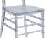 Flash Elegance Crystal Clear Resin Stacking Chiavari Chair - LE-L-7F-CRY-RESIN-GG
