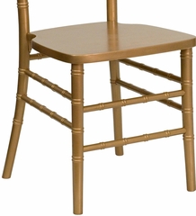 Flash Elegance Supreme Wood Chiavari Chair with Gold Finish - YT-YJA01-GOLD-GG