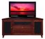 Flat Panel / Flat Screen TV Stand - 61 Inch Shaker Style TV Entertainment Corner Console for Plasma/LCD Installations - FT61SCC