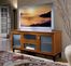 Flat Panel / Flat Screen TV Stand - 62 Inch Arts and Crafts Styled TV Entertainment Console for Plasma/LCD Installations - FT62RB