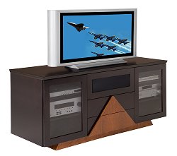 Flat Panel / Flat Screen TV Stand - 64 Inch Contemporary TV Entertainment Console for Plasma/LCD Installations - FT64NH