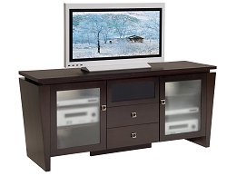Flat Panel / Flat Screen TV Stand - 70 Inch Classic Modern TV Entertainment Console for Plasma/LCD Installations - FT72TL
