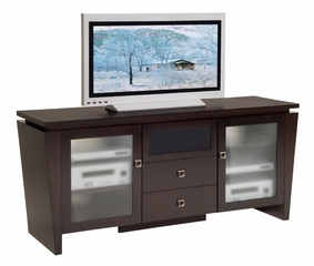 Flat Panel / Flat Screen TV Stand - 70 Inch Classic Modern TV Entertainment Console for Plasma/LCD Installations - FT72TL