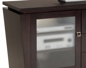 Flat Panel / Flat Screen TV Stand - 70 Inch Classic Modern TV Entertainment Console for Plasma/LCD Installations - FT72TL