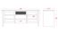 Flat Panel / Flat Screen TV Stand - 70 Inch Classic Modern TV Entertainment Console for Plasma/LCD Installations - FT72TL