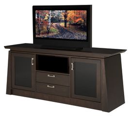 Flat Panel / Flat Screen TV Stand - 70 Inch Contemporary Asian TV Entertainment Console for Plasma/LCD Installations - ELEGANTE