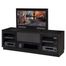 Flat Panel / Flat Screen TV Stand - 72 Inch Contemporary TV Entertainment Console for Plasma/LCD Installations in Ebonized Cherry - FT72CC-EBONIZED