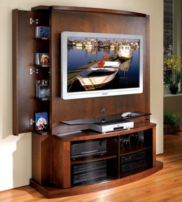 Flat Panel / Flat Screen TV Stand with Back Panel - Tango - JSP Furniture - T-70