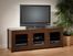 Flat Panel LCD / Plasma TV Console with 3 Glass Doors in Espresso - Santino - Prepac Furniture - EAH-6300