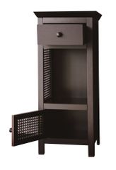 Floor Cabinet in Dark Espresso - Savannah - 7817