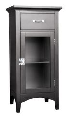 Floor Cabinet with 1 Door and 1 Drawer in Dark Espresso - Madison Avenue - 7626
