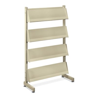 Floor Stand Literature Rack - Putty - HONMR44L