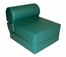 Foam Furniture Adult Studio Chair Sleeper Jr. Twin 28" Vinyl in Emerald Green - 32-2120-320