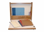 Fold-up Locking Wall Desk - Oak - UMIDOWD024888