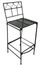 Folding Classic Iron Bar Stool - Black - Pangaea Home and Garden Furniture - FM-NT0026-K