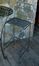 Folding Classic Iron Bar Stool - Pewter - Pangaea Home and Garden Furniture - FM-NT0026