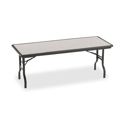 Folding Table - Granite/Black Legs - ICE65127