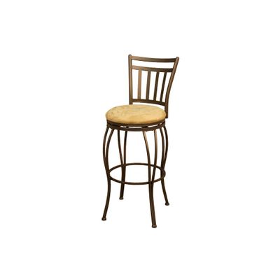 Folio Stool with Camel Microfiber - American Hertiage - AH-124831TZ-M42