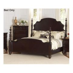 Fox Run Wood Post Bed in Chocolate - Largo - LARGO-ST-B2370-X6