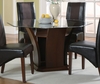 Foxborough Table with Glass Top in Cherry - Coaster - 102241-CB54OC-SET