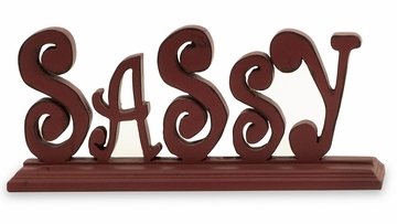 Fun Carved Word Signs (Set of 6) - IMAX - 87148-6